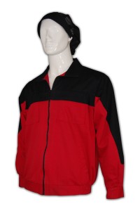 J299 uniform jackets in bulk, custom embroidered windbreaker jackets, contrast colour windbreaker jackets